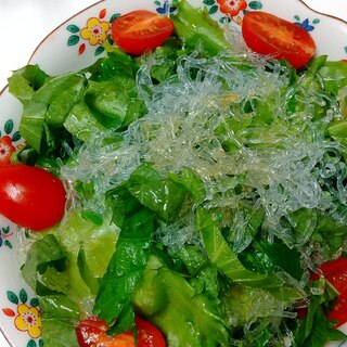 ＊海藻麺＊大葉のグリーンサラダ！